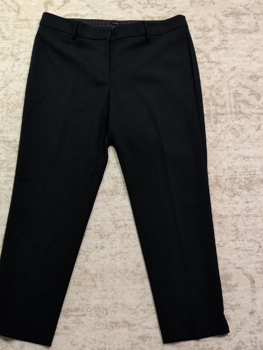 Talbots Black Women's Hampshire Dress Pants - Classic Straight Leg Size 14